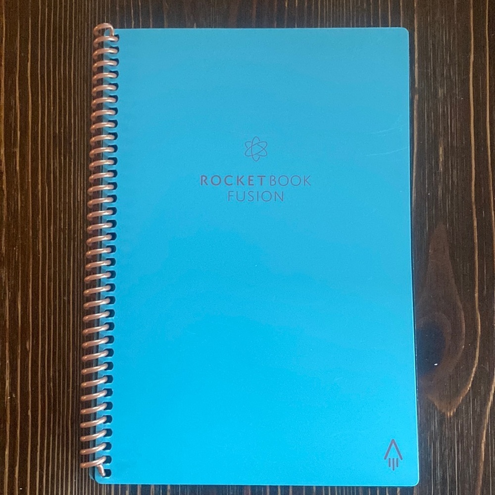 Rocket Book Fusion all in one reusable planner, calendar and notebook